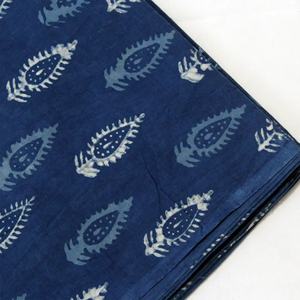 Wholesale Printed Floral Indigo Hand Block Cotton Fabric Twill Style Resistant Mud for Women's Ethnic Dresses <b>Boys</b>' Clothing - Product Image 5