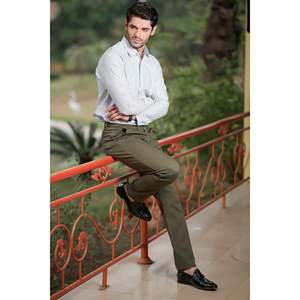 Pantalones de jogging Unze London para hombre, 100% algodón, antiarrugas, para todas las estaciones, color liso, con bolsillos laterales y detección de agujas. - Product Image 4