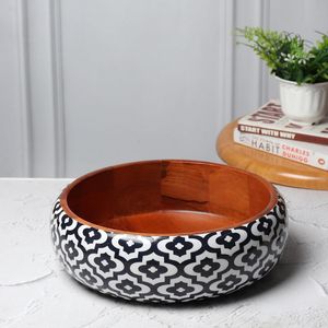 ชามสลัดไม้มะม่วงแบบพรีเมี่ยมชุด2ช้อนห้องครัวธรรมชาติเพื่อความบันเทิงเซิร์ฟเวอร์ไม้ผลิตภัณฑ์ตกแต่งบ้านพิมพ์เคลือบ - Product Image 5