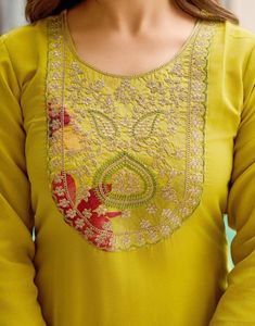 Rayón de diseño perenne con bordado Kurti Pant y Dupatta Woman Fashion Fabricante y proveedor de Surat - Product Image 6