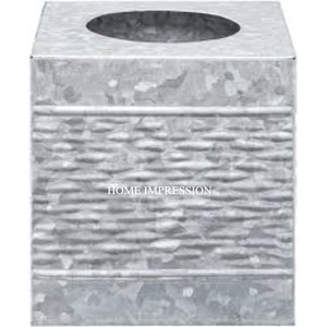 Cajas de pañuelos de metal de diseño estándar Premium hechas a mano para una mayor durabilidad que ofrecen una adición elegante y funcional a cualquier interior - Product Image 5