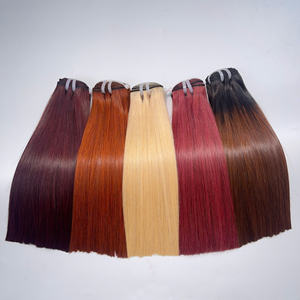 Extensiones de cabello humano vietnamita crudo 100% de cabello de trama recta de hueso de buena calidad con color de precio de fábrica - Product Image 4