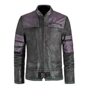 Veste de course en cuir respirante coupe-vent imprimée de haute qualité, design personnalisé, best-seller, moto d'hiver, grande taille - Product Image 6