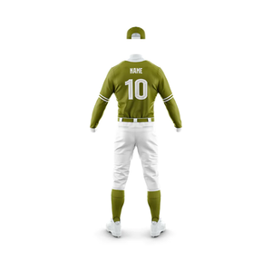 Uniforme de baseball respirant de haute qualité couleur unie équipe porter bas quantité minimale de commande ensembles imprimés en stock à bas prix - Product Image 6