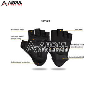 Guantes de Levantamiento de Pesas con Logotipo Personalizado para Gimnasio, Disponibles para Hombres y Mujeres, Guantes de Entrenamiento para Levantamiento de Pesas - Product Image 3