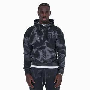 Sweat à capuche en coton 100% de qualité supérieure, délavé et vieilli, élégant et confortable, pour un usage décontracté et quotidien, OEM - Product Image 1