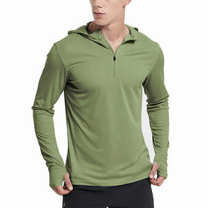 Sudaderas con capucha de media cremallera de alta calidad, sudadera con capucha para hombre, sudadera de manga larga de lana suave, sudaderas con cremallera de cuarto clásico - Product Image 1