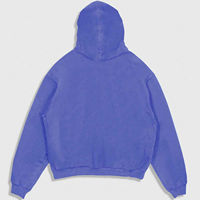 Pour violet esthétique à capuche surdimensionné avant voiture graphique impression Streetwear col à capuche veste mode surdimensionné avant