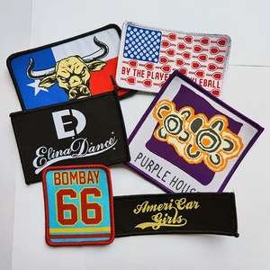 Parches Tejidos con Logotipo Personalizado y Diseño Floral para Ropa, Chaquetas y Bolsos - Tela de Lona Ecológica para Planchar o Coser, Servicio OEM - Product Image 4