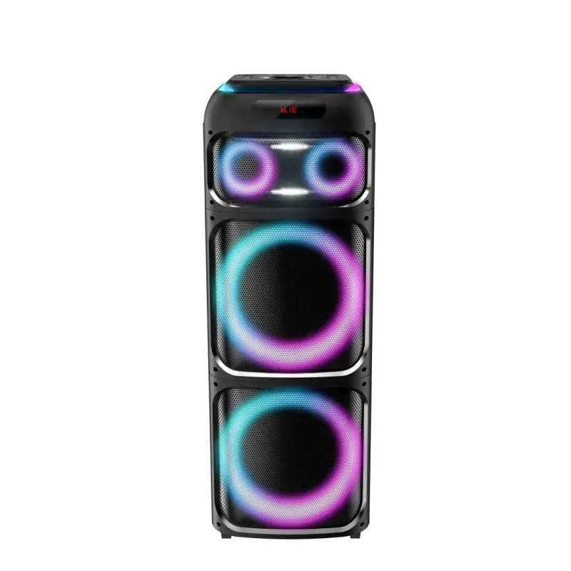 Pro ses çifti ses sistemi çift 15 inç akülü Ac büyük Woofer içinde 2000watt aktif hoparlör Bluetooth açık DJ Partybox