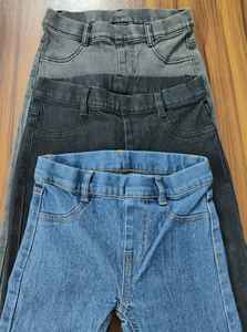 Nouveau pantalon crayon pour femme, taille mi-haute, leggings unis, faux jean, jeggings, coupe régulière, taille élastique, extensible et respirant - Product Image 5