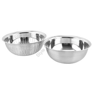 ชุดชามกระชอนริมฝีปากสแตนเลส - Product Image 1