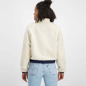 Venta al por mayor de alta calidad de las mujeres de la toalla de lana Varsity Bomber Jacket estilo de las señoras ropa para las mujeres chaqueta de cuero genuino de las mujeres - Product Image 2