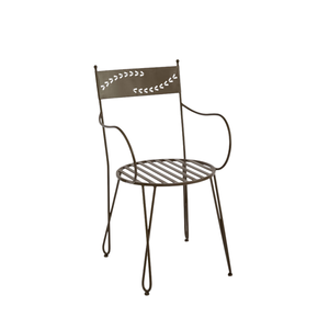 Silla de Hierro Forjado para Exteriores, Silla de Comedor de Metal Vintage para Jardín, Muebles de Patio, <span class=keywords><strong>Terraza</strong></span>, Patio, Cafetería, Hotel, <span class=keywords><strong>Asientos</strong></span> para Exteriores - Product Image 6