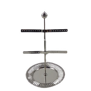 Bougeoir en aluminium argenté fait à la main classique bougeoir de salon et de mariage de Noël en vrac - Product Image 2