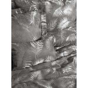 ผ้าปูเตียงสองชั้นลายแอนทราไซต์อัจฉริยะผ้าคอตตอนสวมใส่สบายและมีสไตล์ - Product Image 1