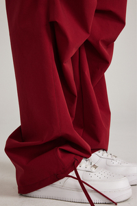 Venta al por mayor 100% de alta calidad Multi bolsillo con elástico de residuos de los hombres personalizar Logo hombres de talla grande Unisex personalizado pantalones de carga para los hombres - Product Image 3