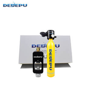 <span class=keywords><strong>Bouteille</strong></span> d'air haute pression en aluminium orange DEDEPU 0,5L pour plongée sous-marine avec adaptateur de plongée - Product Image 4