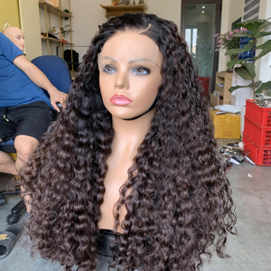 Raw vietnamita birmano Pelo Rizado pelo vietnamita cruda Peluca de cabello humano al por mayor - Product Image 1