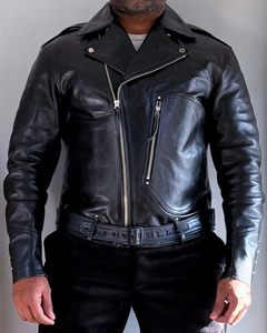 แจ็คเก็ตหนังกลับด้านได้สำหรับผู้ชาย หนังแกะทรงบอมเบอร์ พร้อมปกขนสัตว์แท้ถอดได้ ซิปด้านหน้า มีกระเป๋าหลายช่อง เหมาะสำหรับฤดูหนาว - Product Image 1
