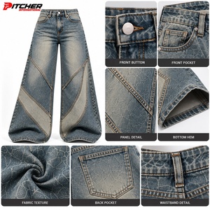 Jeans de Mezclilla Personalizados para Mujer, Jeans Cigarette, Mezclilla Índigo para Marcas de Moda, Suministro al por Mayor de Marca Privada - Product Image 6