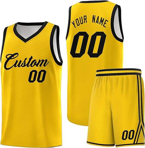 Conjunto de Camiseta y Pantalones Cortos de Baloncesto de Verano Personalizados, Talla Grande, Uniforme sin Mangas con Nombre, Número y Equipo Impresos por Sublimación, Kit Deportivo - Product Image 5