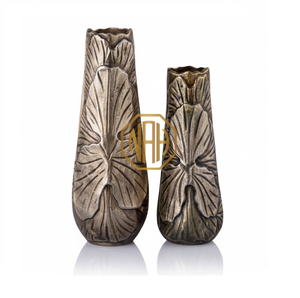 Jarrón de Flores de Metal Fundido de Latón Antiguo, Centro de Mesa Decorativo Moderno para el Hogar, Suministro para Exportadores - Product Image 5