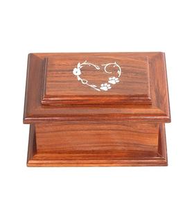 Urnes en palissandre pour cendres d'animaux de compagnie Urnes faites à la main Urnes funéraires funéraires en bois pour chat et chien cendres souvenir décoratif - Product Image 6