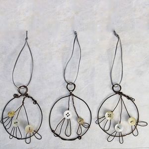 Adorno Navideño Moderno de Hierro Forjado Hecho a Mano para Árbol de Navidad, Decoración Navideña, Adornos Colgantes - Product Image 2