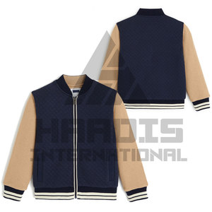 Meilleure veste Varsity pour hommes au meilleur prix de vente | Veste universitaire pour hommes de couleur bicolore avec broderie personnalisée - Product Image 3