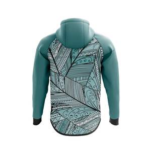 Sweat à capuche zippé en polaire d'hiver de 300 grammes, 100% coton, poids lourd, double fermeture éclair, brodé, respirant, sweat à capuche zippé pour homme - Product Image 4