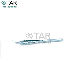 Pinzas de Capsulorrexis con Puntas de Acción Cruzada de 1.2 mm de Ancho de Pivote, Instrumentos Médicos Quirúrgicos Oftálmicos para Cirugía de Cataratas - Product Image 2