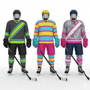 Equipo de Hockey sobre Hielo Sublimado Personalizado 2026 |   Conjunto de Uniforme de Equipo |   Fabricante Directo de Fábrica OEM - Product Image 6