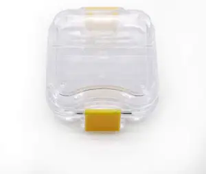 Scatola dentale per laboratorio di consegna piccola scatola per membrana dentale scatola per impiallacciatura dentale portatile con pellicola traslucida