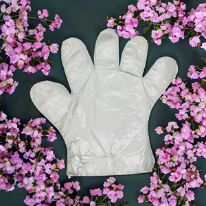Gants de protection jetables en polyéthylène HDPE Greenworld en gros, certifiés CE, ultra-fins, personnalisables, pour usage estival - Product Image 2