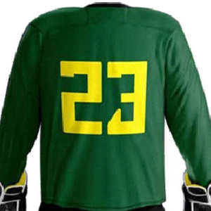 Meilleure vente uniforme de hockey sur glace-coton/polyester de haute qualité séchage rapide couleurs personnalisées/Logo/nom de l'équipe OEM Service commandes en gros - Product Image 4