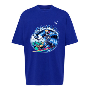 T-shirts conçus sur mesure Dtf impression par transfert de chaleur coton pur lourd bonne qualité T-shirts d'été fabriqués au Pakistan - Product Image 5