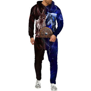 Ensemble de Jogging à capuche pour homme, survêtement de haute qualité, doux, à quantité minimale de commande design OEM, meilleure vente - Product Image 3