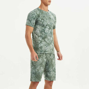 Nouveau style de vêtements de sport d'été pour hommes Ensemble deux pièces taille personnalisée OEM T-shirt et short respirant - Product Image 2