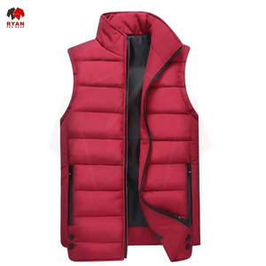 Gilet matelassé élégant pour homme, logo personnalisé, OEM ODM, léger, respirant, sans manches, pour la saison hivernale - Product Image 3
