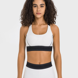 ที่กําหนดเองเสื้อกั๊กสนับสนุนแรงกระแทกสูงกันกระแทกชุดชั้นในกีฬาการบีบอัดโยคะเซ็กซี่ผู้หญิงชุดชั้นในกีฬา - Product Image 1