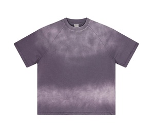 เสื้อยืดผู้ชายสไตล์ลำลอง ล้างสีแบบแอซิด ทรงโอเวอร์ไซส์ พิมพ์ลายสกรีนด้านหน้า ปรับแต่งได้ ผลิตจากผ้าฝ้าย 100% สไตล์ฮิปฮอป วินเทจ - Product Image 1