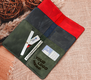 Cartera de Cuero Personalizada de Alta Calidad con Logotipo, Regalo Corporativo Grabado, Cartera para Tarjetas - Product Image 2