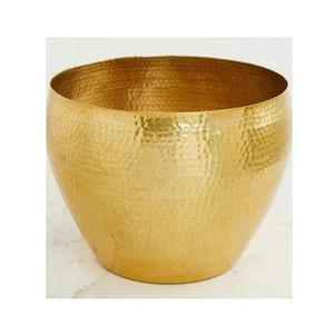 Maceta de oro para decoración de casa y fiesta de boda, maceta con soporte para hogar, jardín al aire libre, nuevo diseño, maceta de lujo - Product Image 2