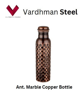 Approvisionnement direct d'usine en 330 GM Ant. Bouteille en marbre et cuivre 1L, durable, la fusion parfaite de la beauté et de la fonctionnalité - Product Image 5