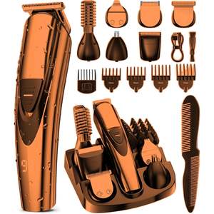 Kit de tondeuses à cheveux professionnelles 16-en-1, tondeuse à barbe électrique sans fil pour hommes avec vitesse turbo, précision, alimentation par batterie - Product Image 3