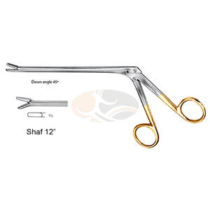 JACKBILLY Disque intervertébral manuel en acier inoxydable de haute qualité Rongeur Love-Gruenwald Angle 45 degrés 3x10mm Bite 12 pouces - Product Image 1