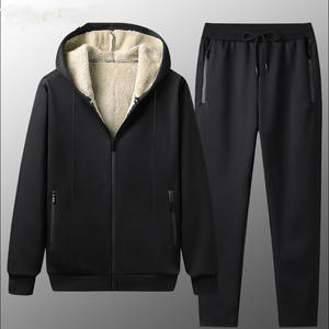 Conjunto Deportivo de Invierno para Hombre, con Capucha y Forro Polar Grueso, para Gimnasio, Fitness y Entrenamiento - Product Image 3