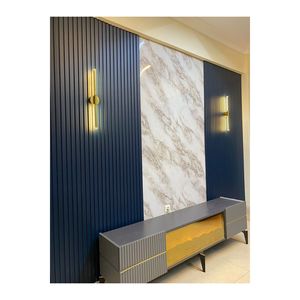 Pannello MDF 12cm X 275cm blu oceano (4 pezzi)