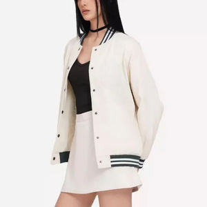 Veste universitaire personnalisée Slim Fit confortable pour femmes vêtements de plein air vestes Varsity de haute qualité style décontracté Street Wear - Product Image 2